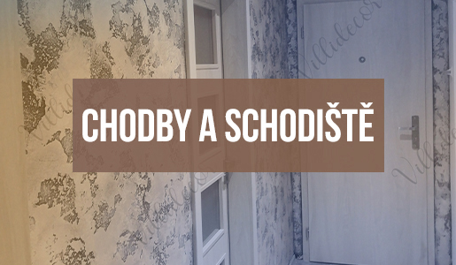 Stěrky pro chodby a schodiště od Villidecor