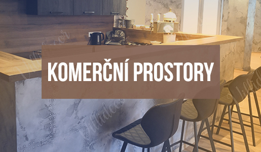 Stěrky pro komerční prostroy od Villidecor