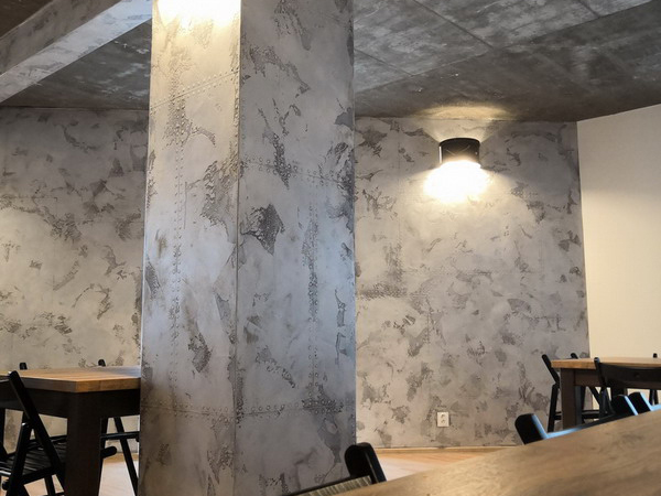 Realizace stěrky Garage Effect - Villidecor.cz