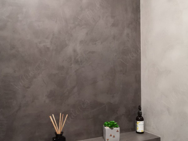 Realizace stěrky Topciment - kopelna a podlahy - Villidecor.cz