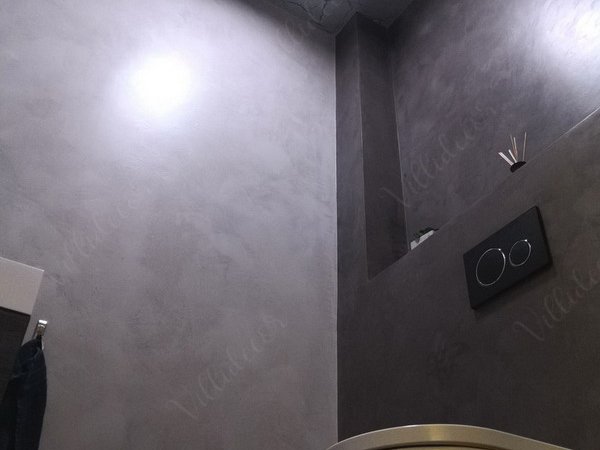Realizace stěrky Topciment - kopelna a podlahy - Villidecor.cz