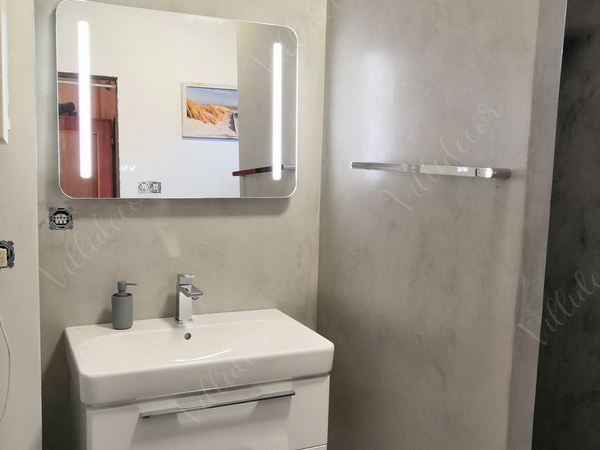 Realizace stěrky Topciment - kopelna a podlahy - Villidecor.cz