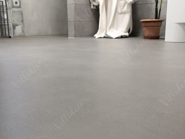 Realizace stěrky Topciment - kopelna a podlahy - Villidecor.cz